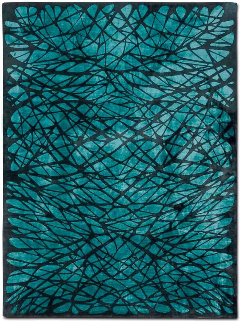 Dresden Turquoise Luxury Hand-Knotted Rug