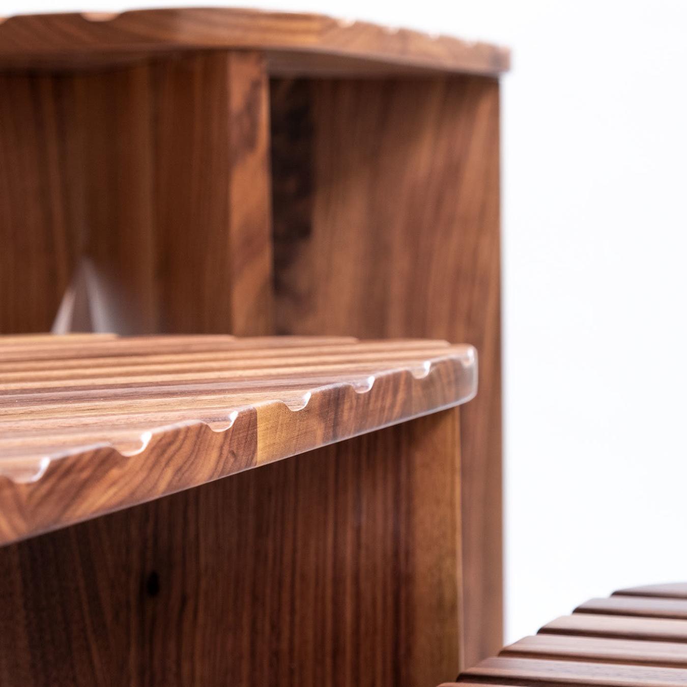 Small Low Wooden Side Table