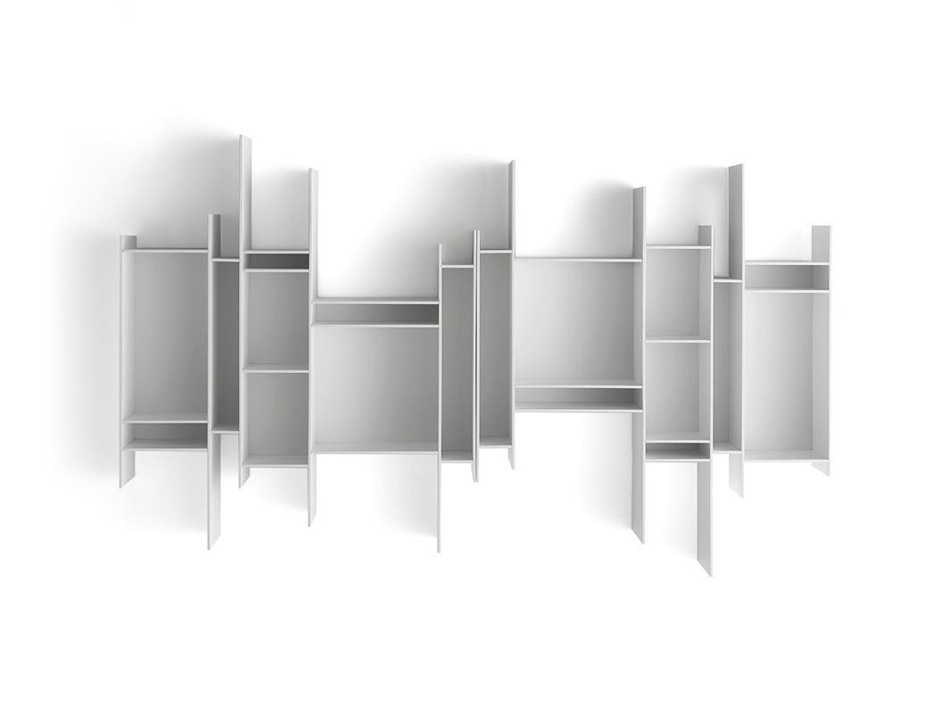 Randomito Bookcase ☞ Colour: Matt Laquered Light Grey