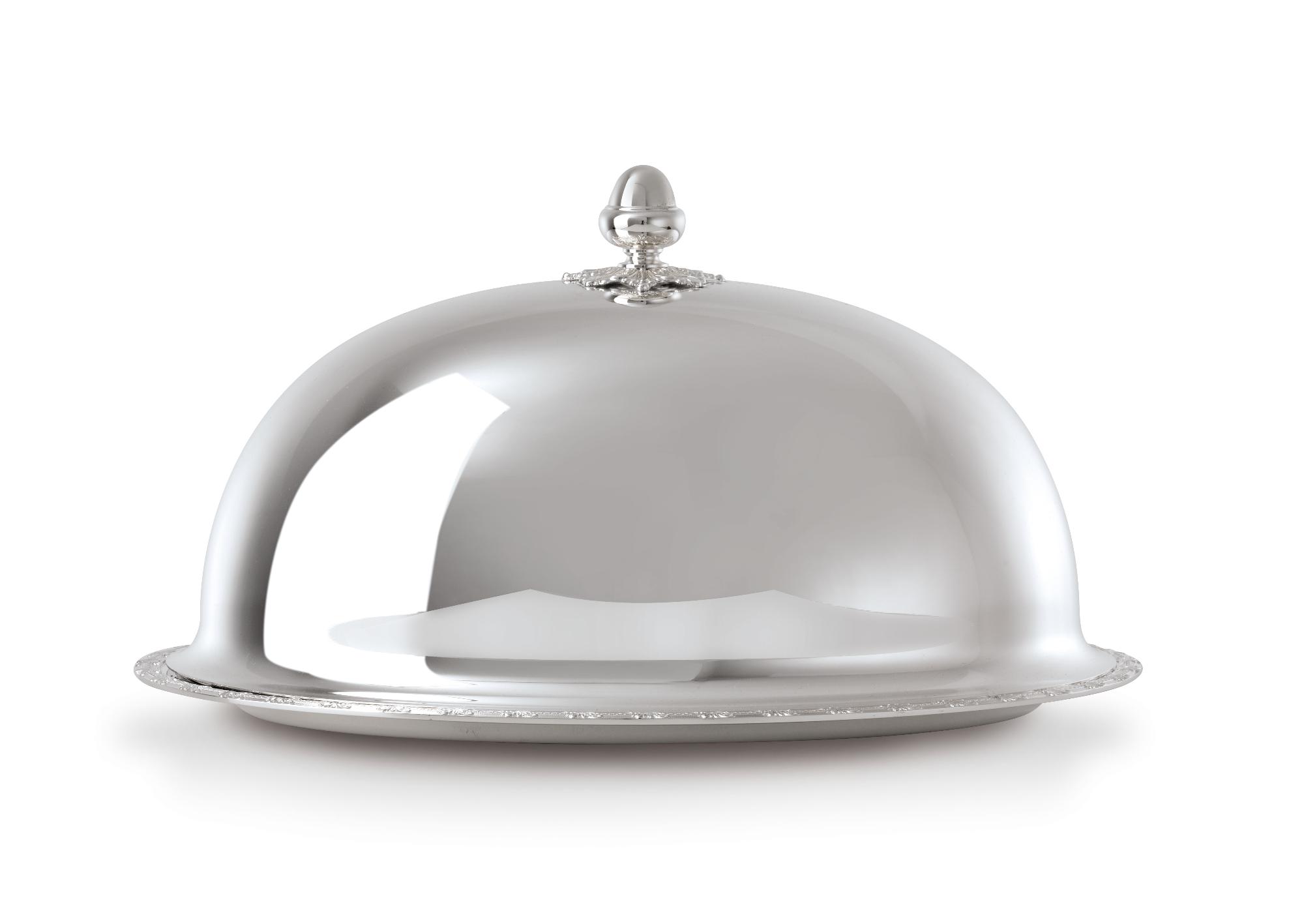 Royal Silver Oval Tray with Lid