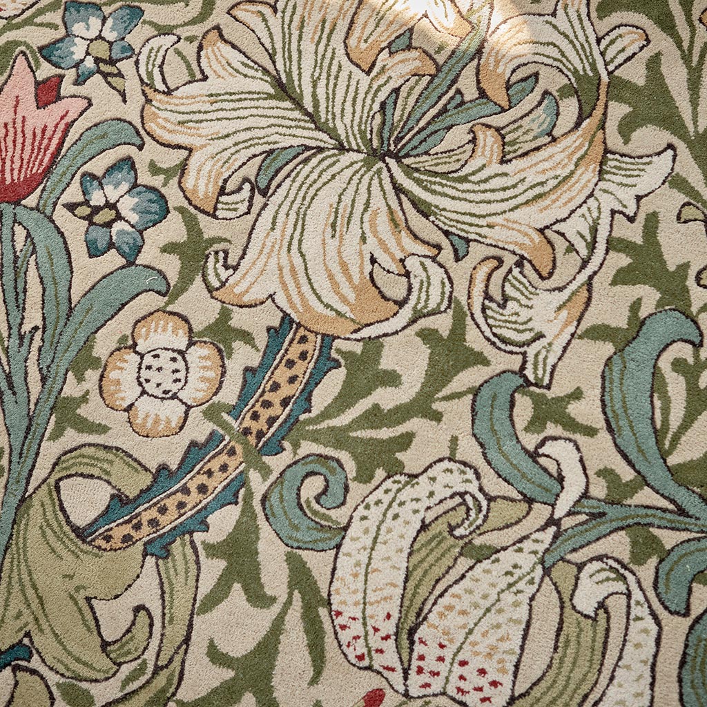 Golden Lily Green Red 130107 Rug | Size: 170 × 240 cm