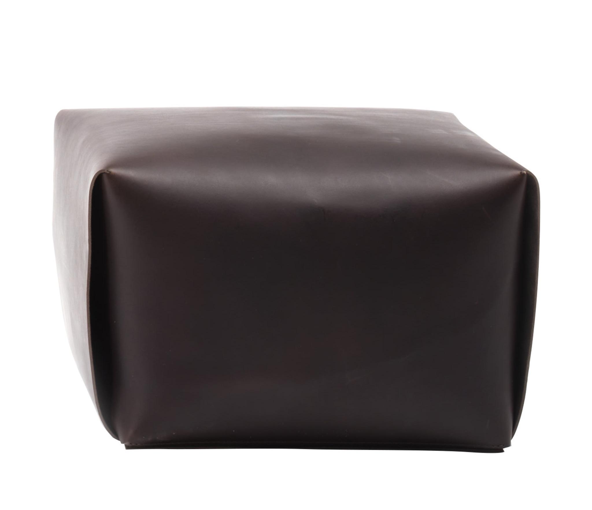 Bao Leather Pouf