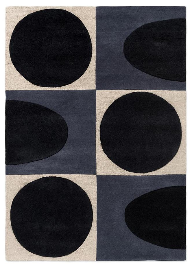 Spot Square Blue/Navy 157908 Rug
