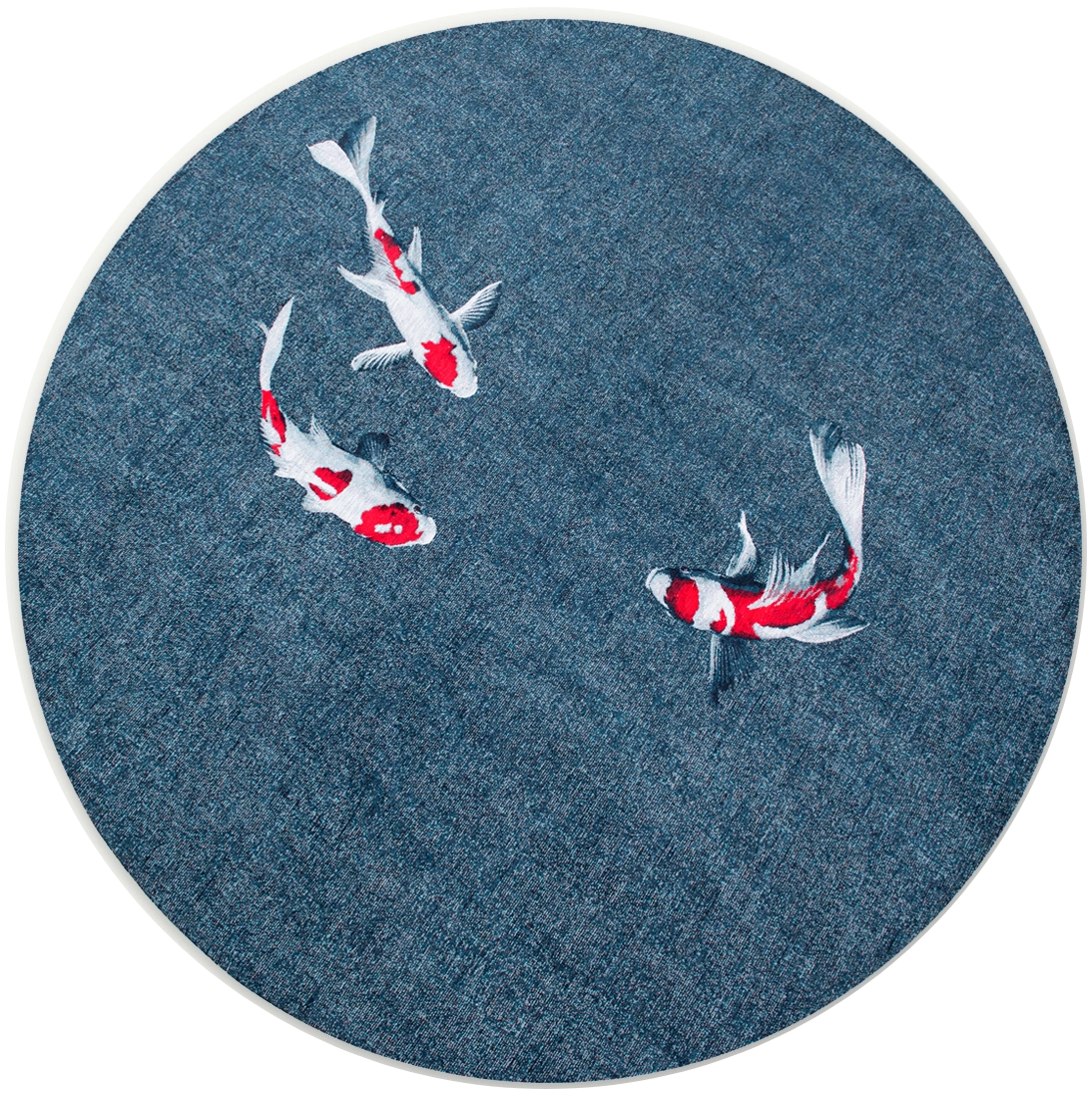 Japanese Pond 9390 Round Rug