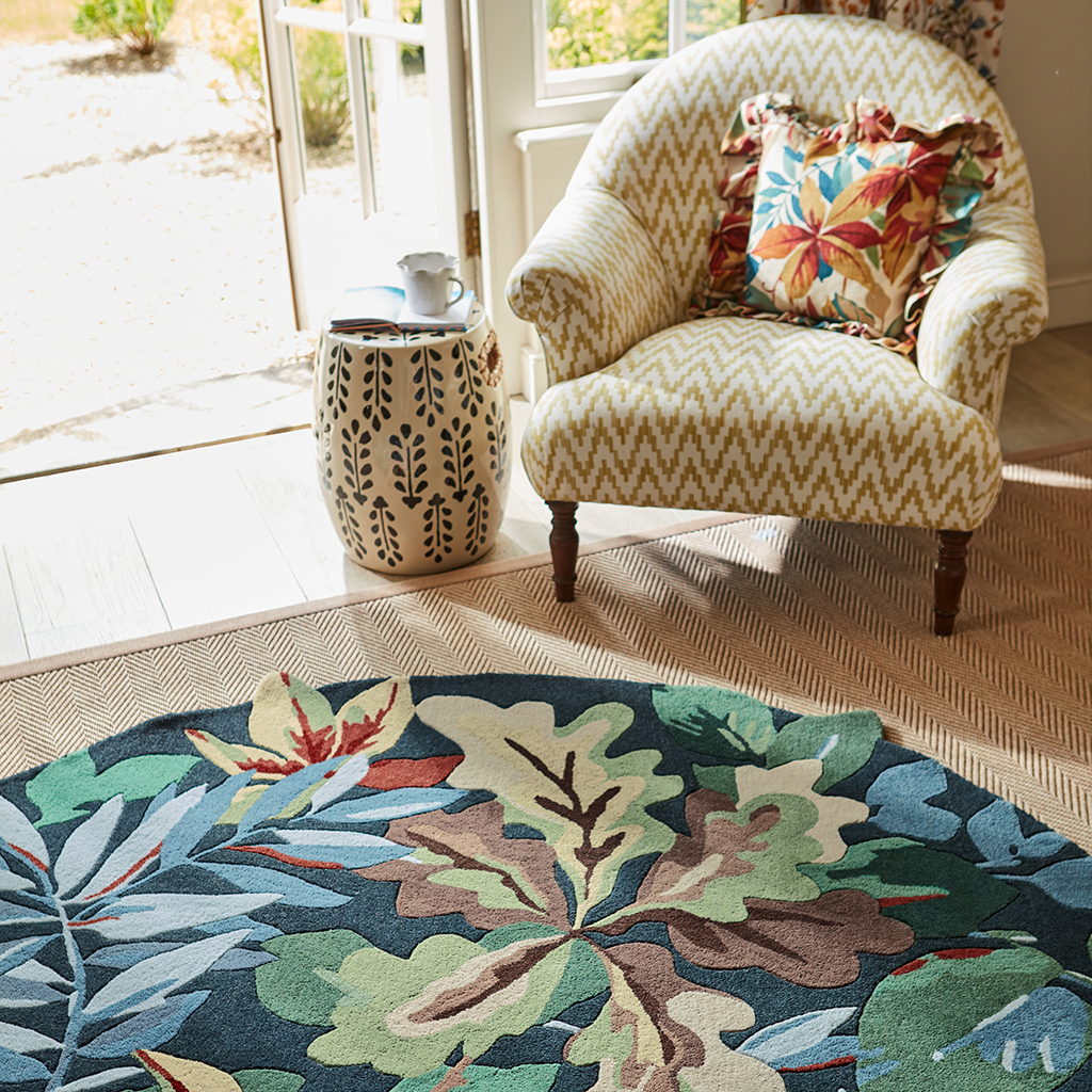 Robin's Wood Forest Green 146508 Rug
