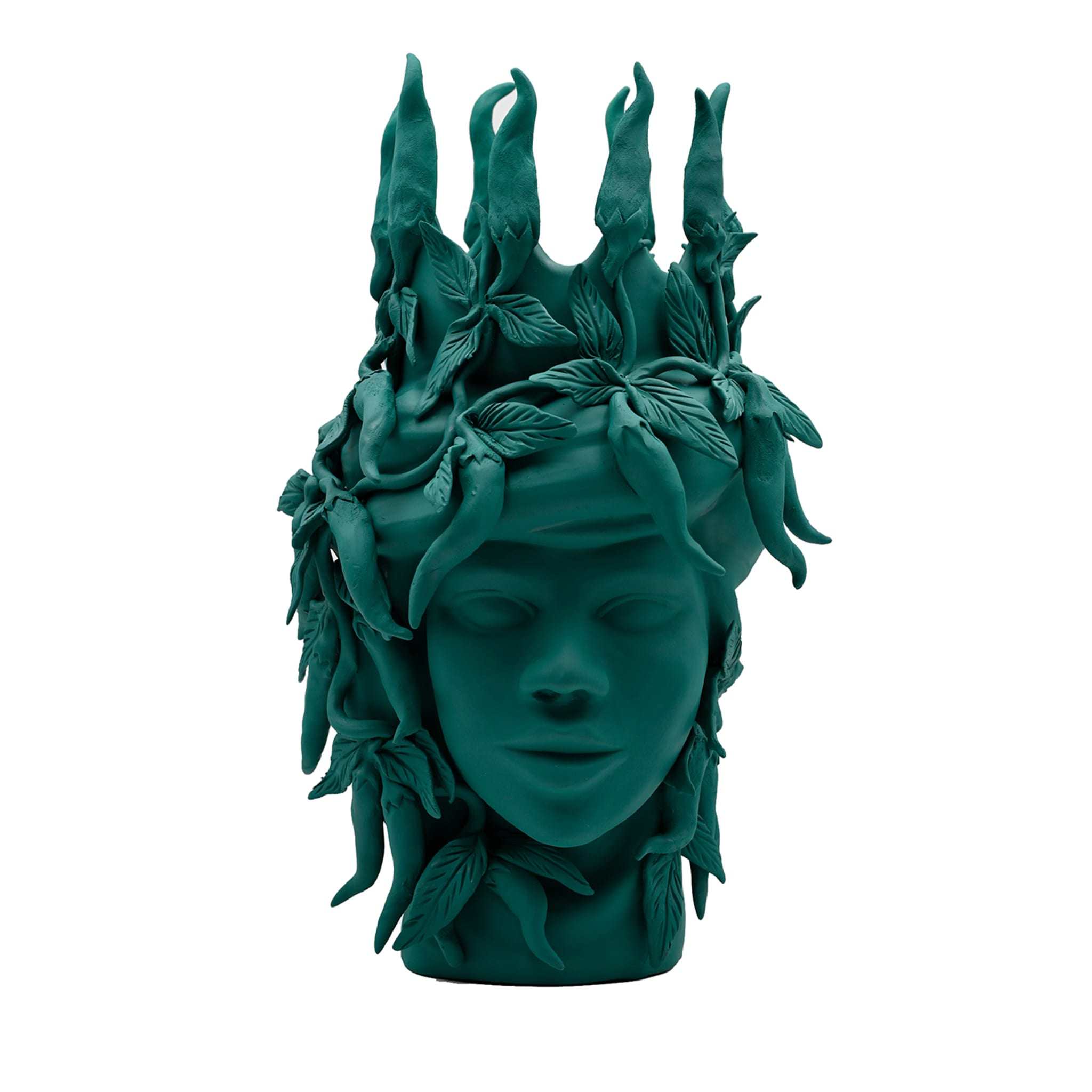 Dark Green Moor's Italian Sculpture