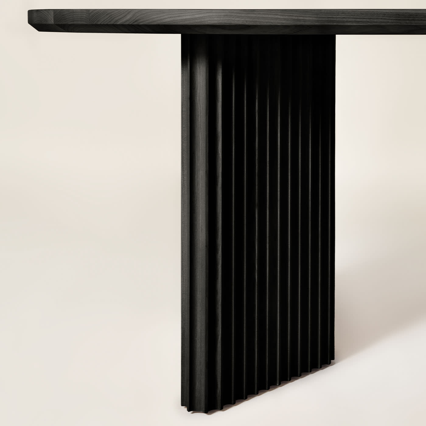 Basalto Handcrafted Black Ash Table