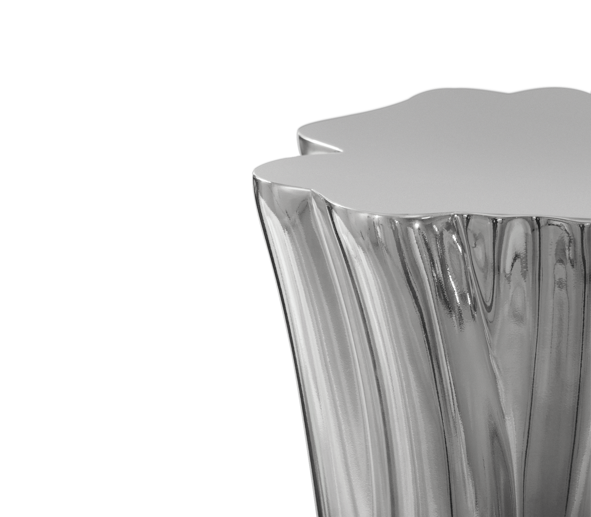 Monochrome Silver Designer Sideboard