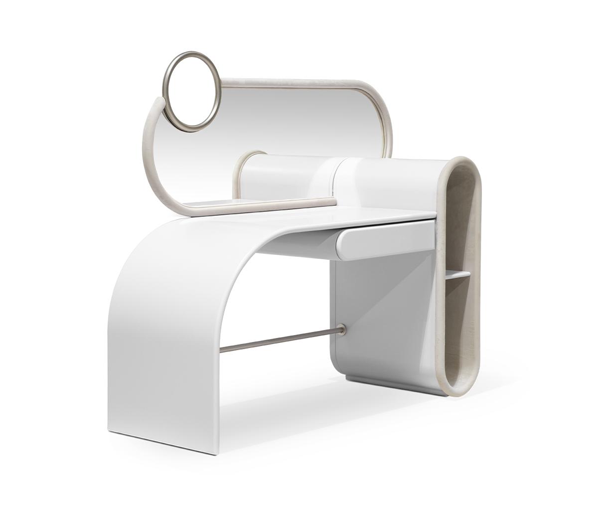 Candy Pop White Vanity Table