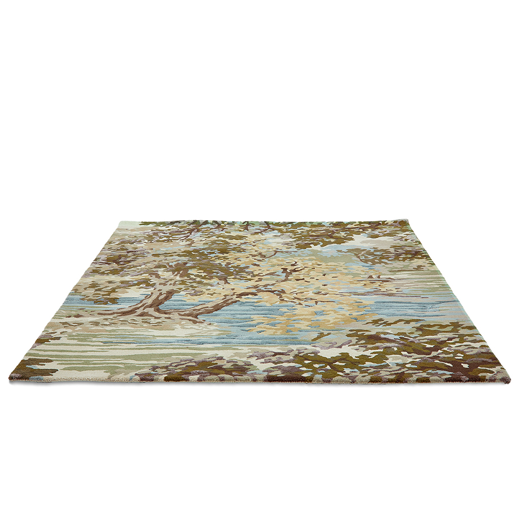 Ancient Canopy Fawn / Olive Green 146701 Rug ☞ Size: 250 x 350 cm