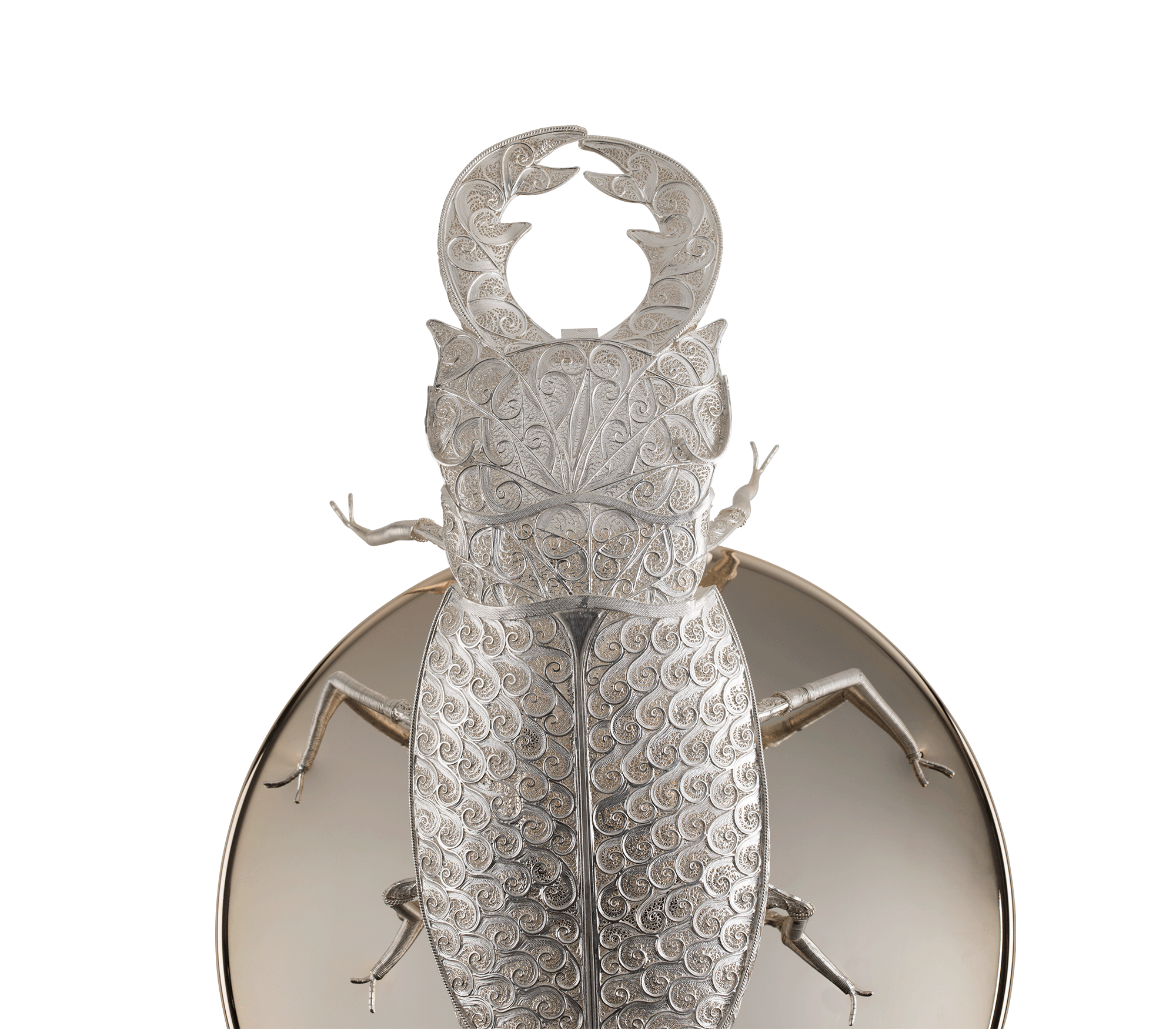 Filigree Scarab Designer Wall Light