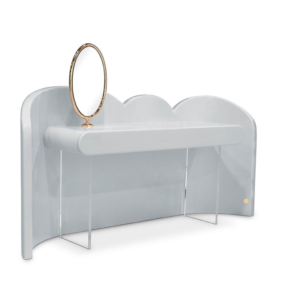 Dreamy Cloud Grey Dressing Table