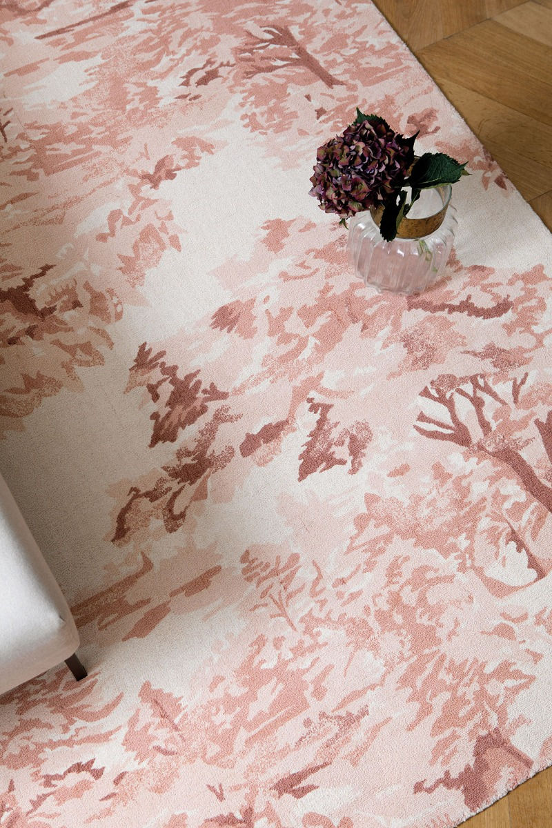 Landscape Light Pink Rug