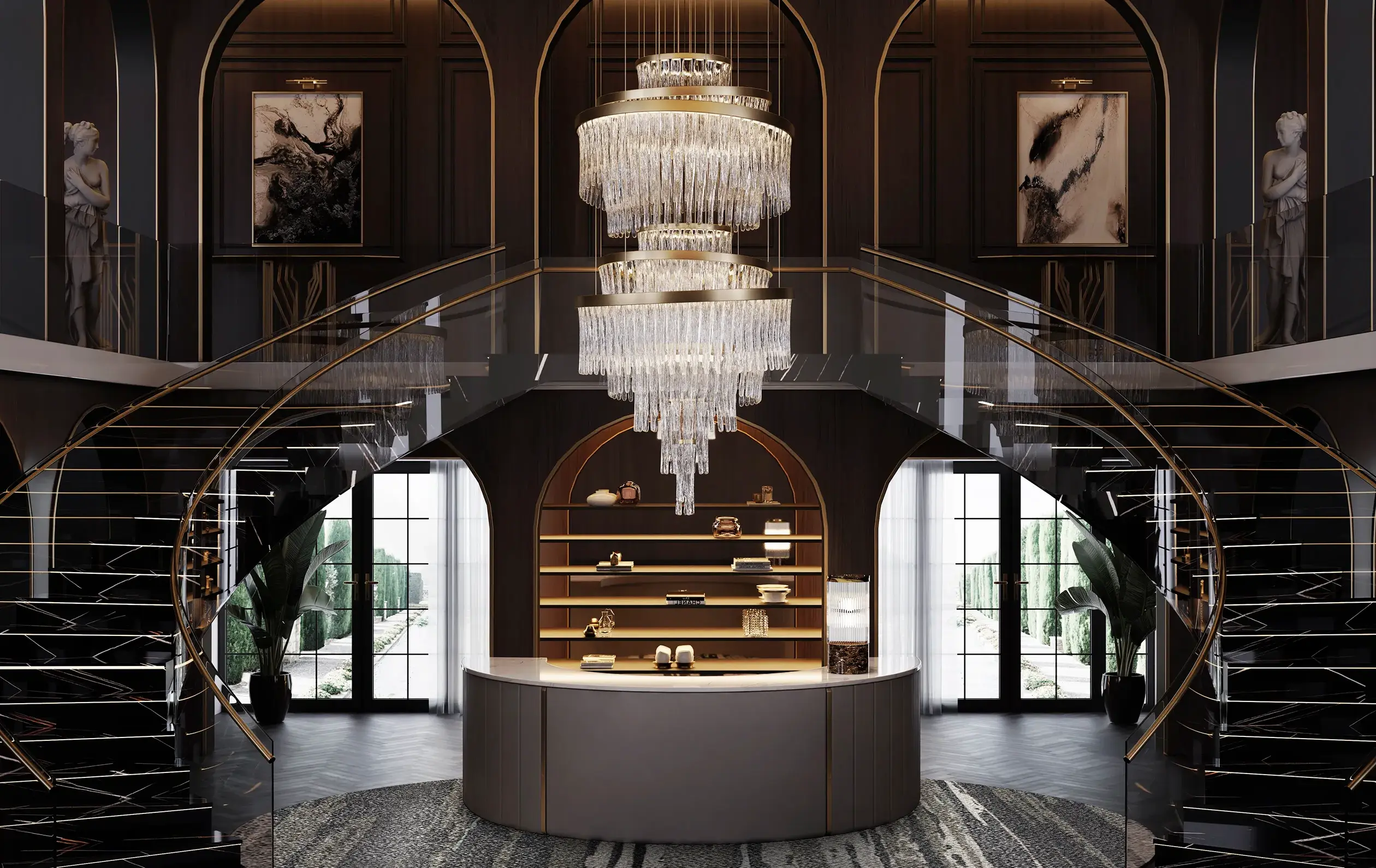 Spire XL Chandelier - 1