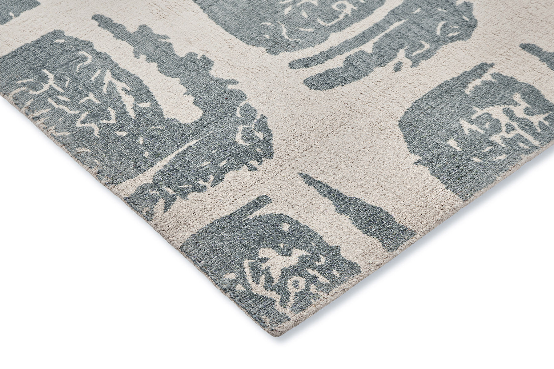 Woodblock Grey Rug