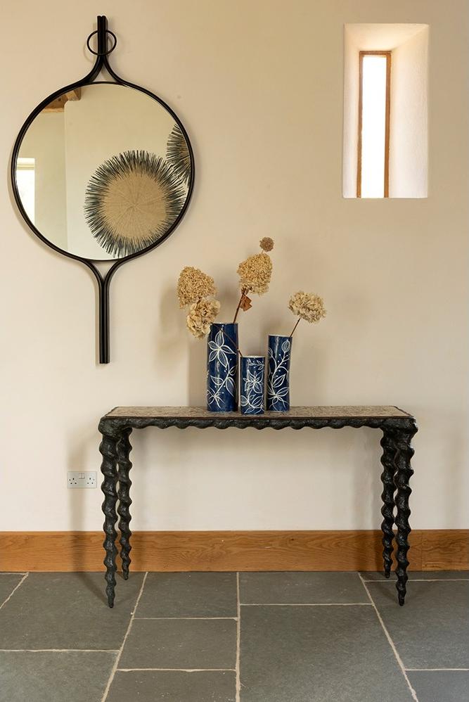 Karinta Console Table White Oyster