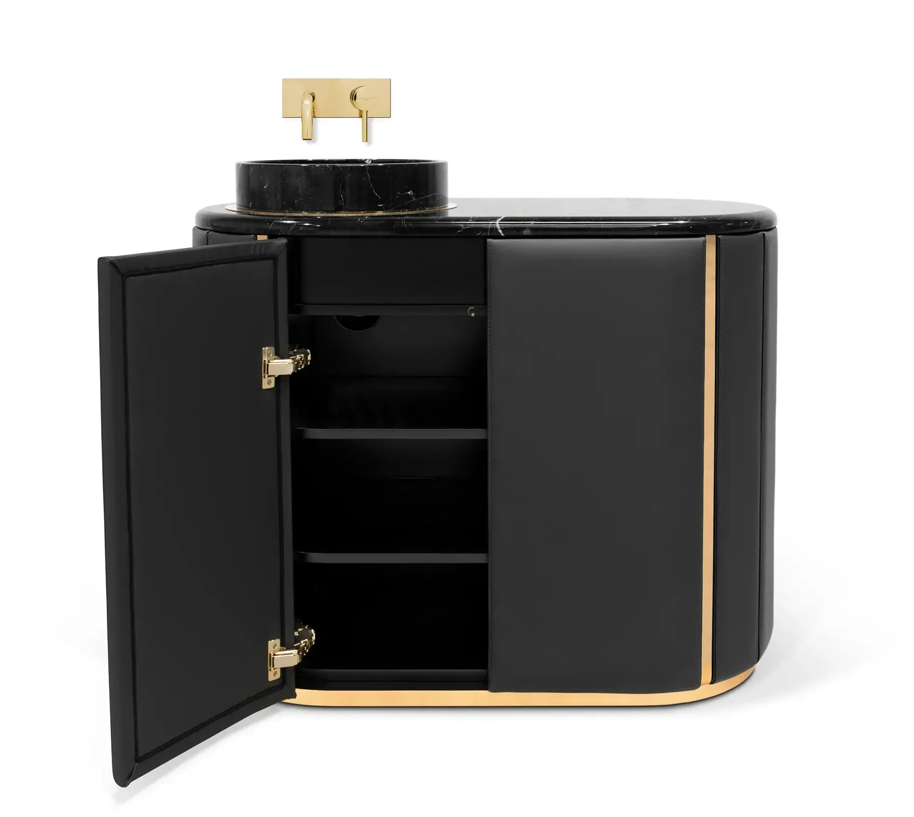 Majestic Black Vanity Unit