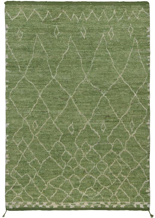 Berber Green High Pile Rug