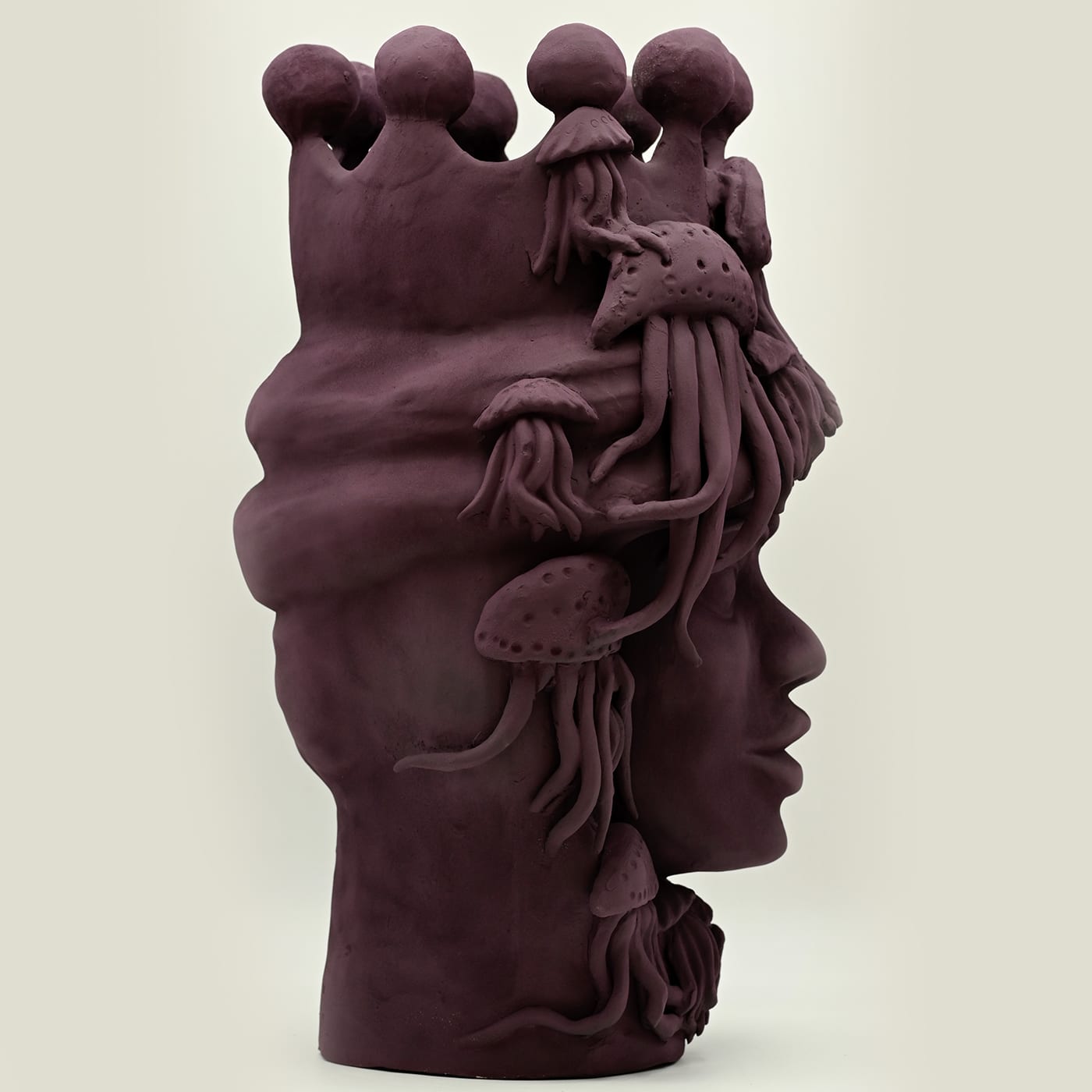 Handmade Moor's Head Sculpture