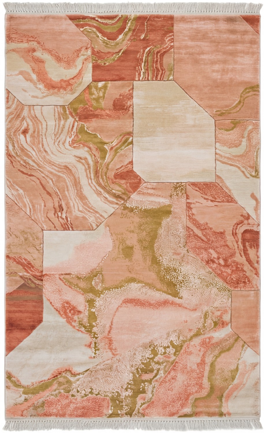 Coral Relief Rug
