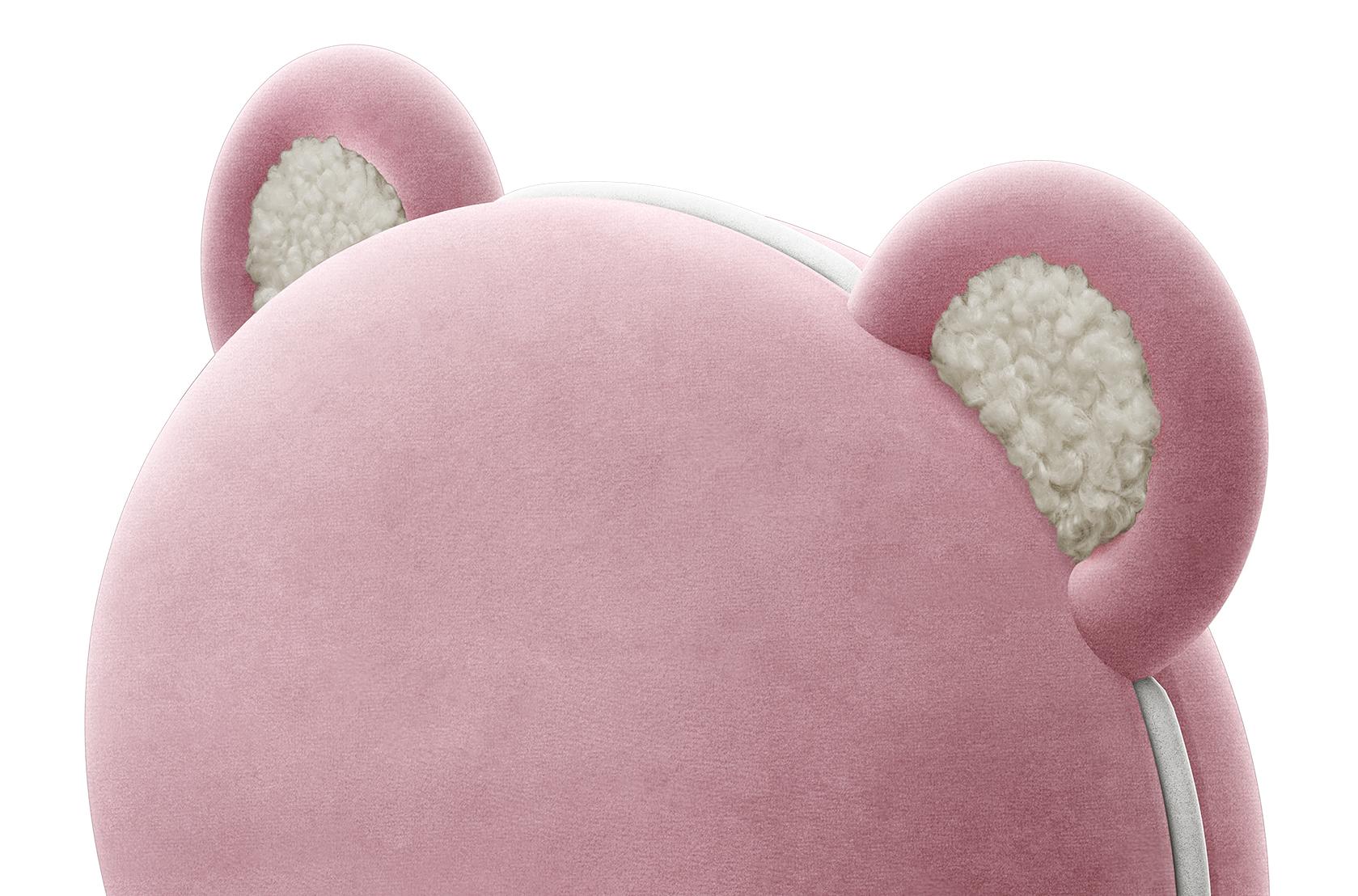 Fluffy Pink Bear Children's Chair