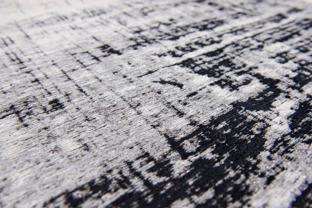 Black & White 8926 Round Rug