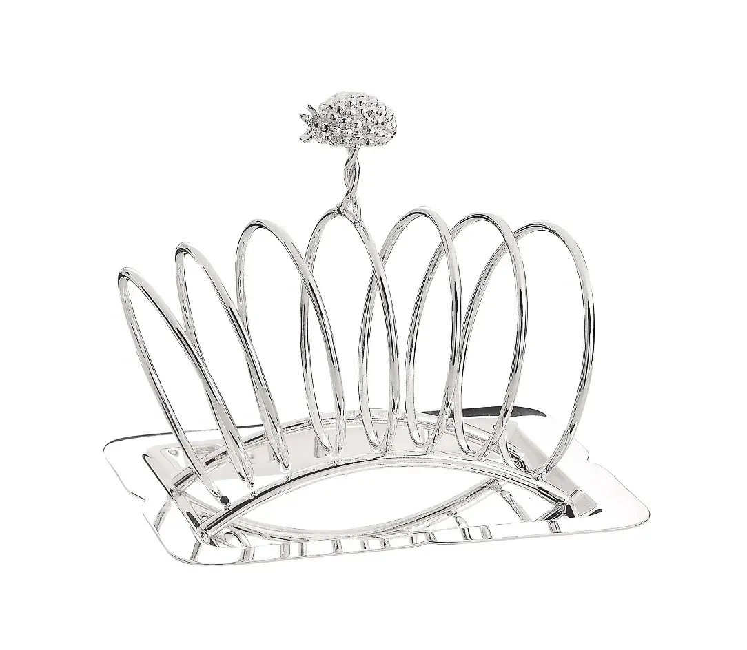 Silver Raspberry Toast Rack