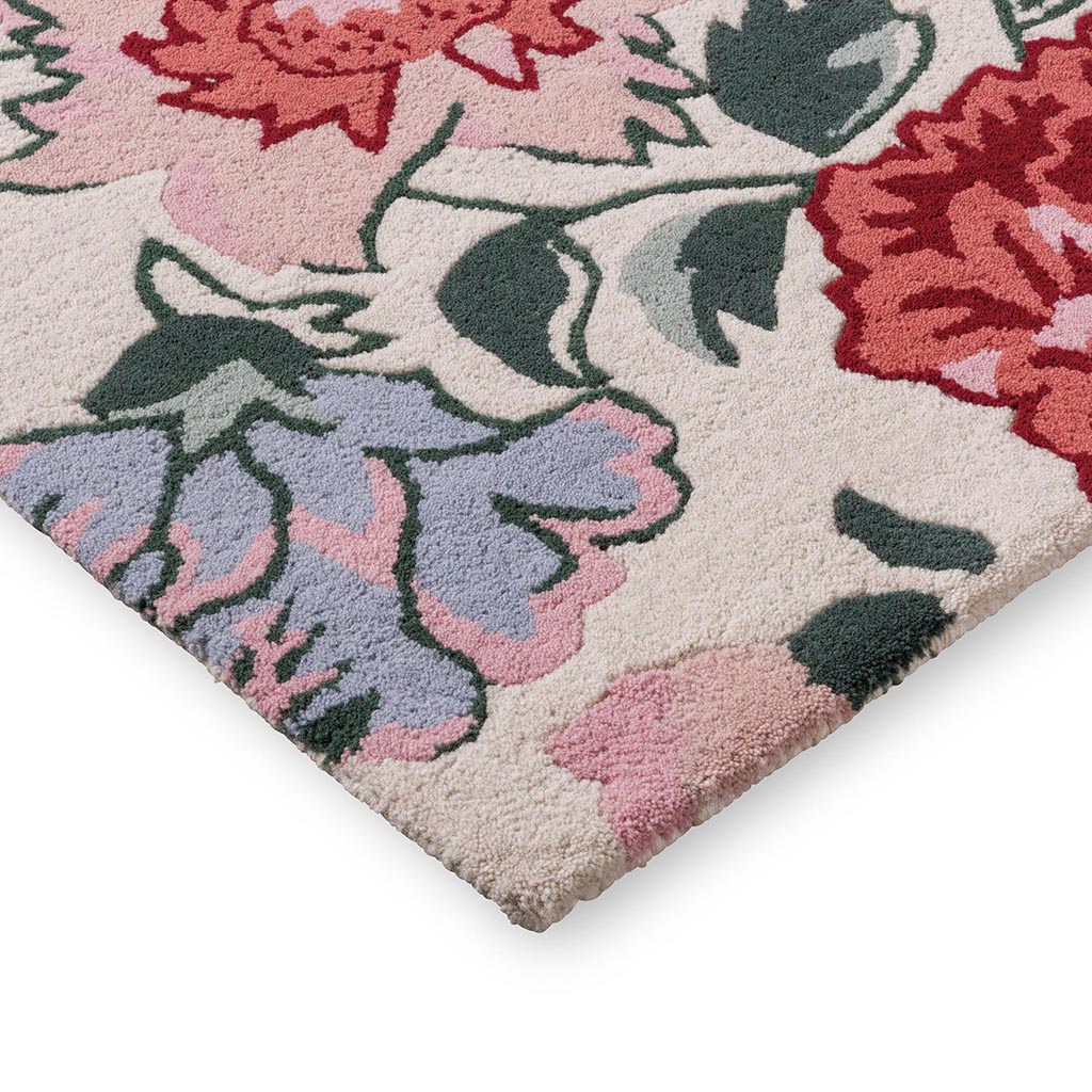 Wendling Floral Poppy Red Rug