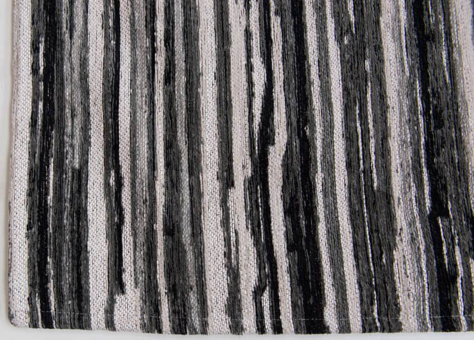 Grey Stripes Rug ☞ Size: 200 x 280 cm