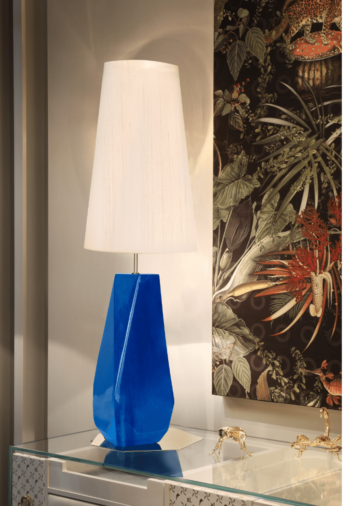 Essence Blue Accent Table Lamp