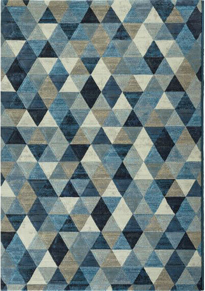 Triangles Geometric Rug