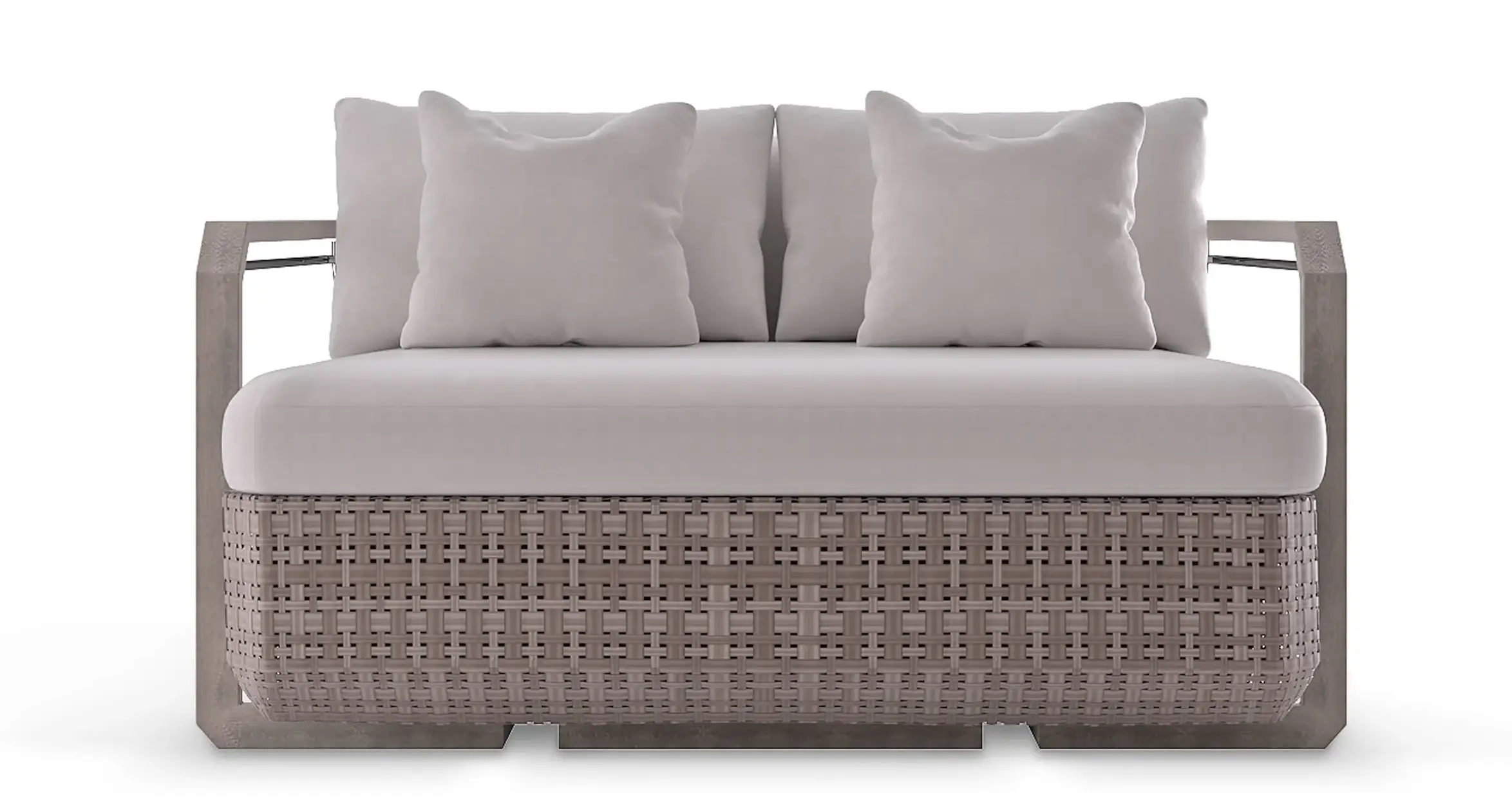 Legacy Wood Two-Seat Sofa