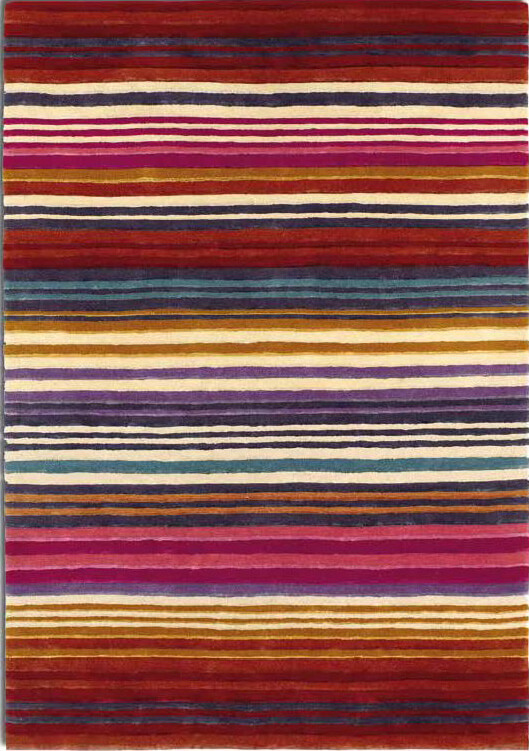 Multicolor Bright Striped Rug Missoni Patong
