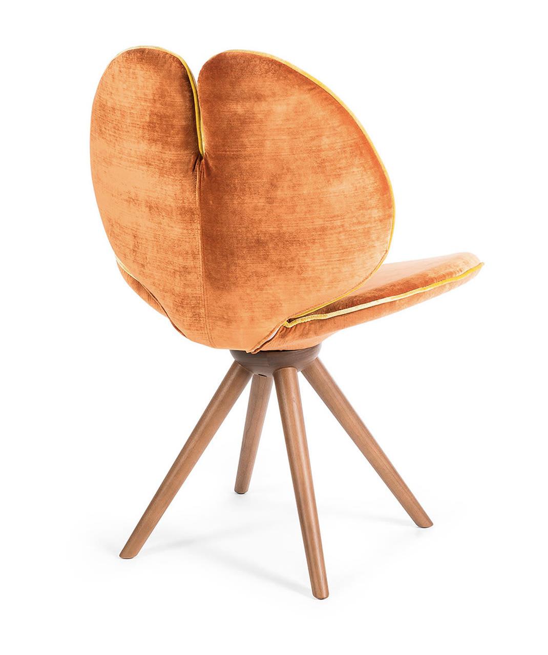 Pansè Orange Finish Chair