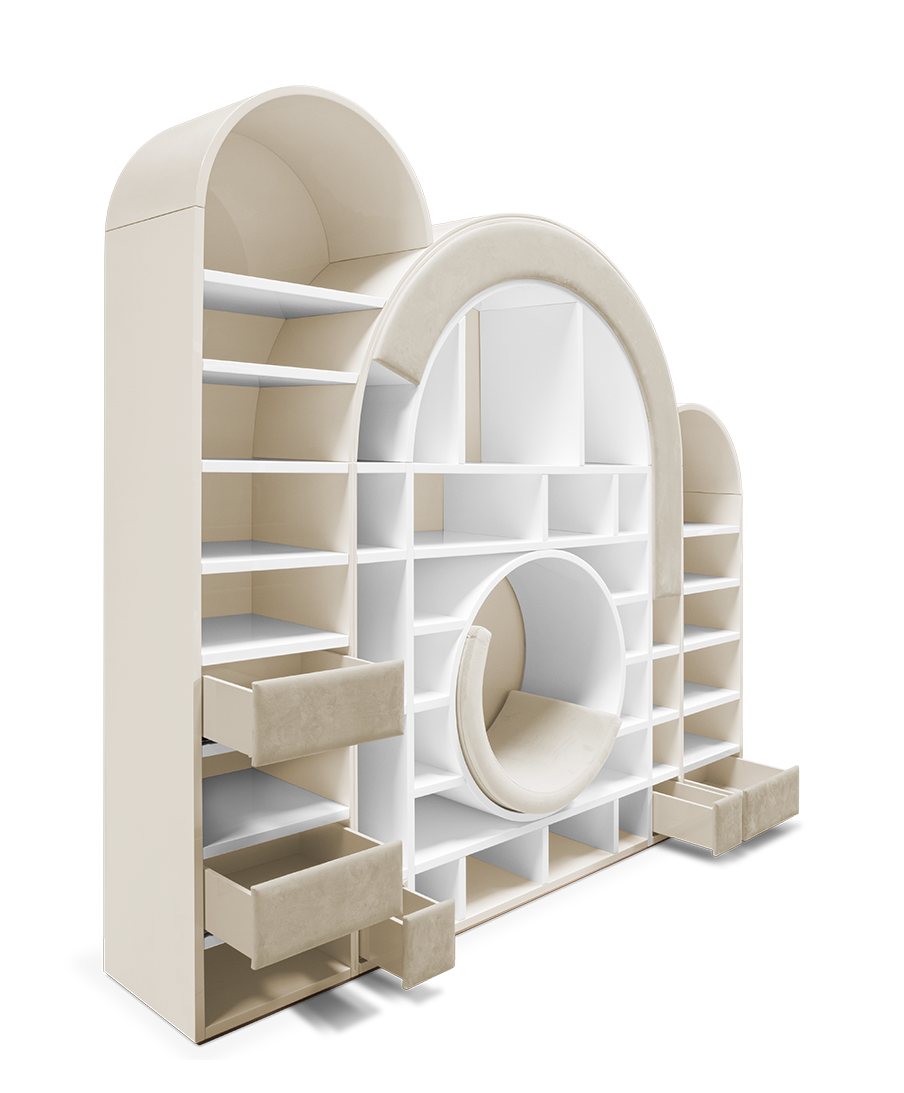 Sugar Rush Beige Children's Bookcase