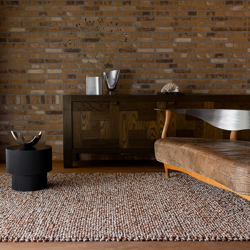 Nest Leather Rug | Size: 140 x 200 cm