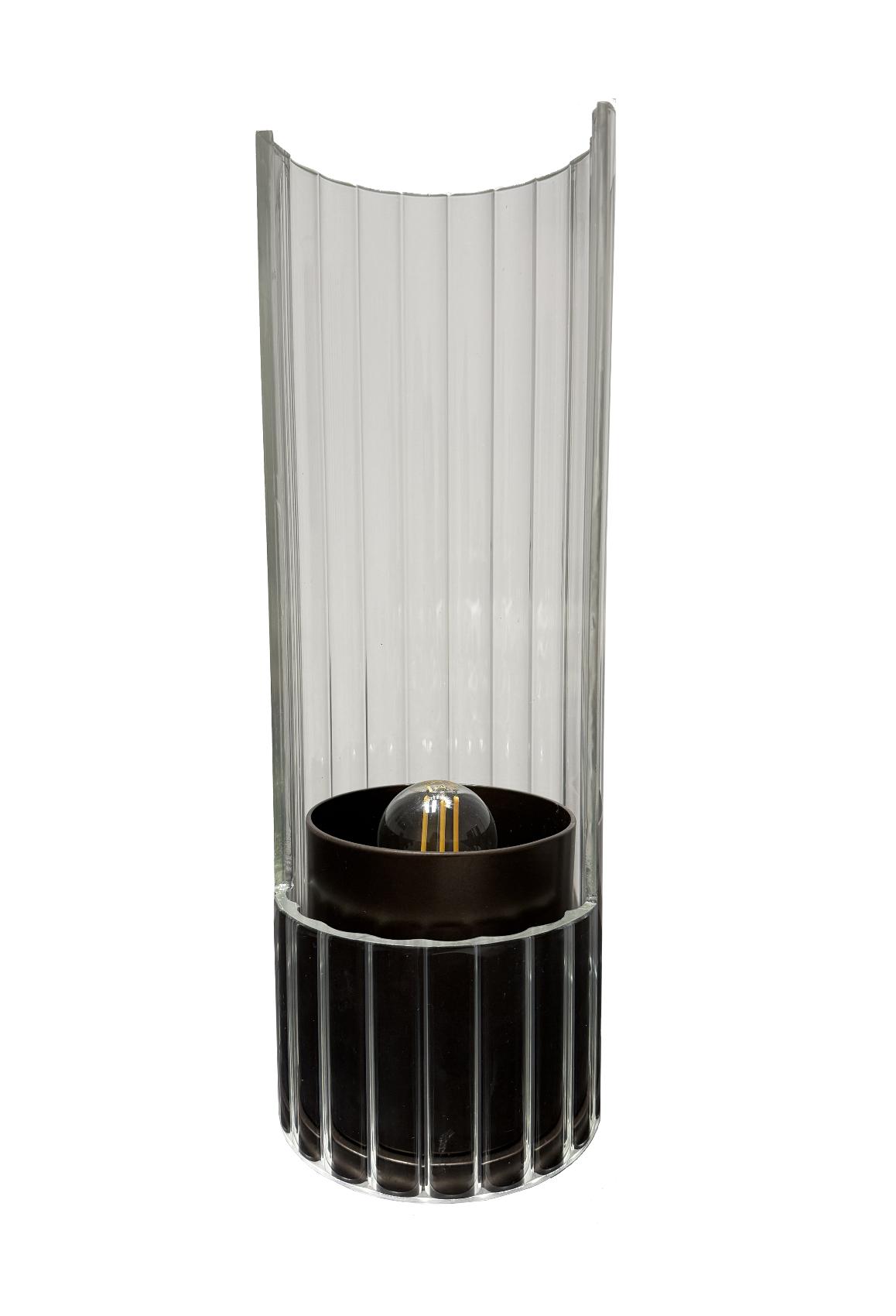 Bon Ton Glass Table Lamp