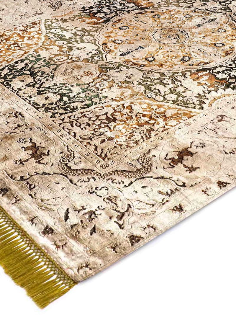 Gold Luxury Hand-Knotted Rug