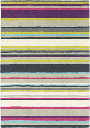 Harlequin Barcode Plum Rug | Size: 170 x 240 cm