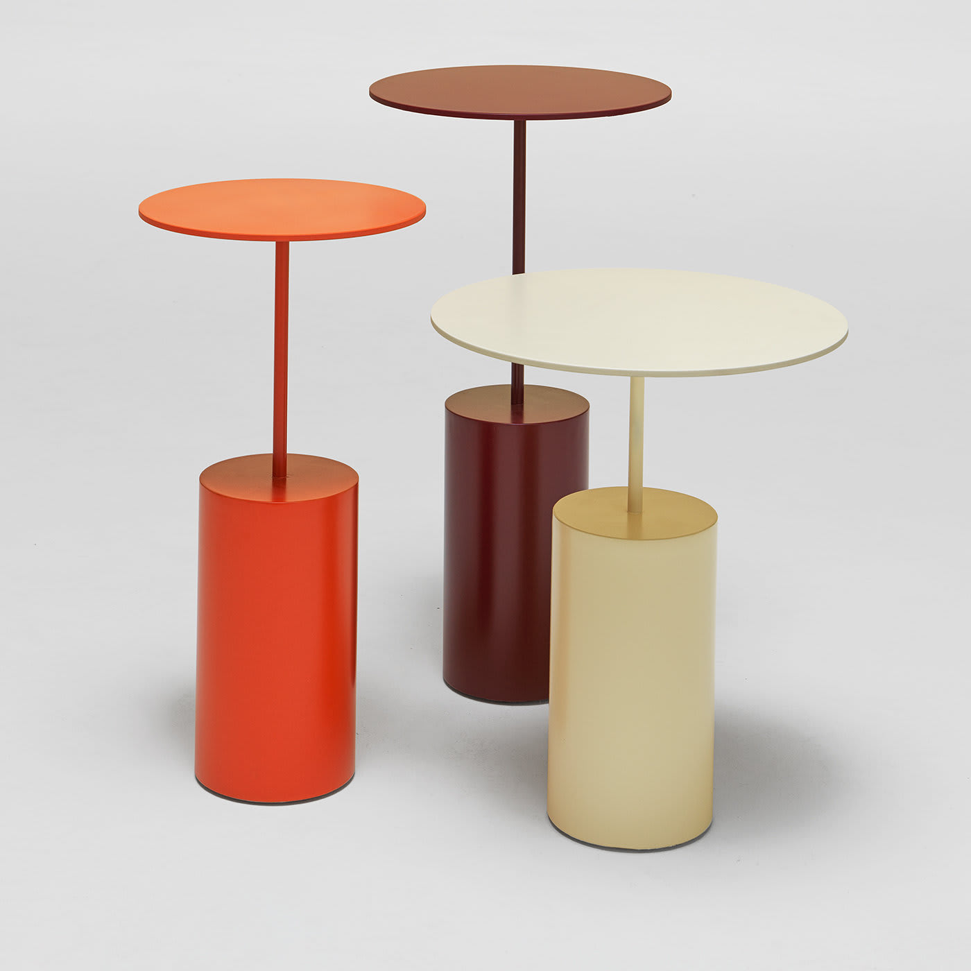 Cocktail Italian Orange Luxury Side Table