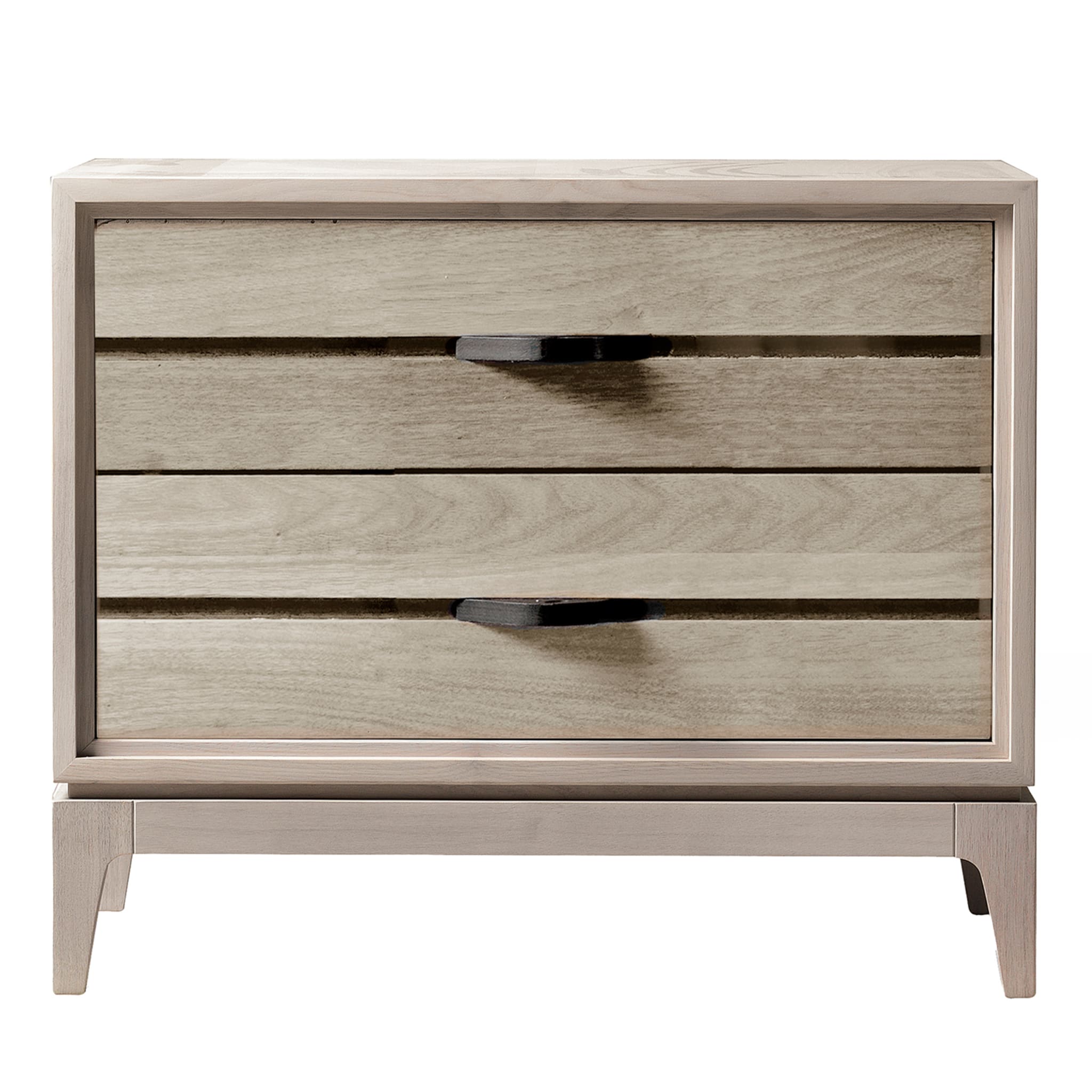 Binario Modern Grey Nightstand