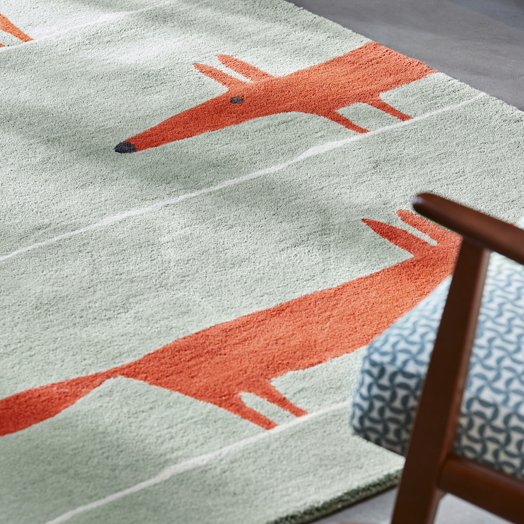 Mr. Fox Mint / Poppy 25313 Rug