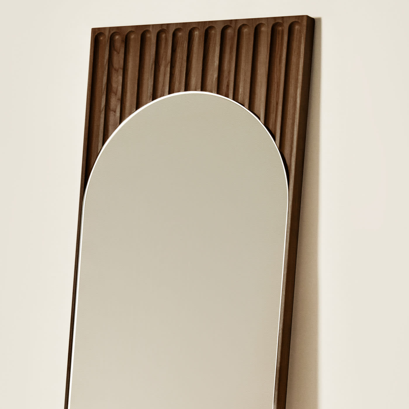 Tutto Sesto Natural Brown Floor Mirror