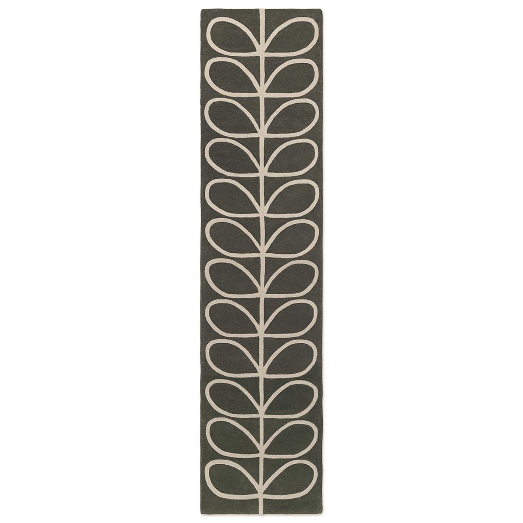 Linear Stem Runner Slate 060505 Rug
