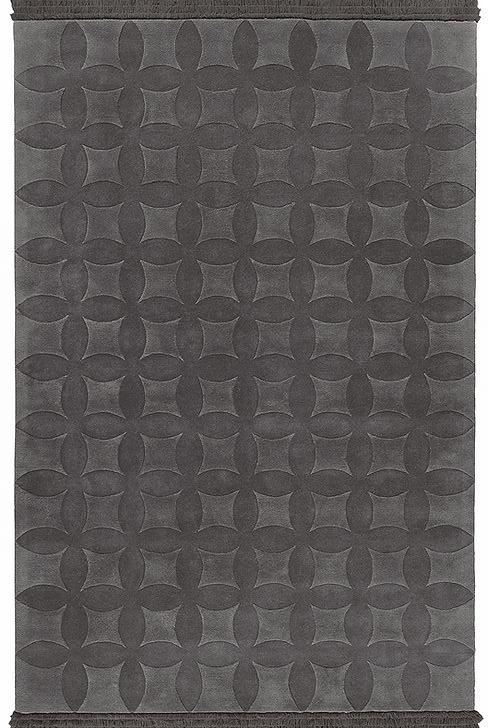 Slate Gray Hand-Tufted Rug