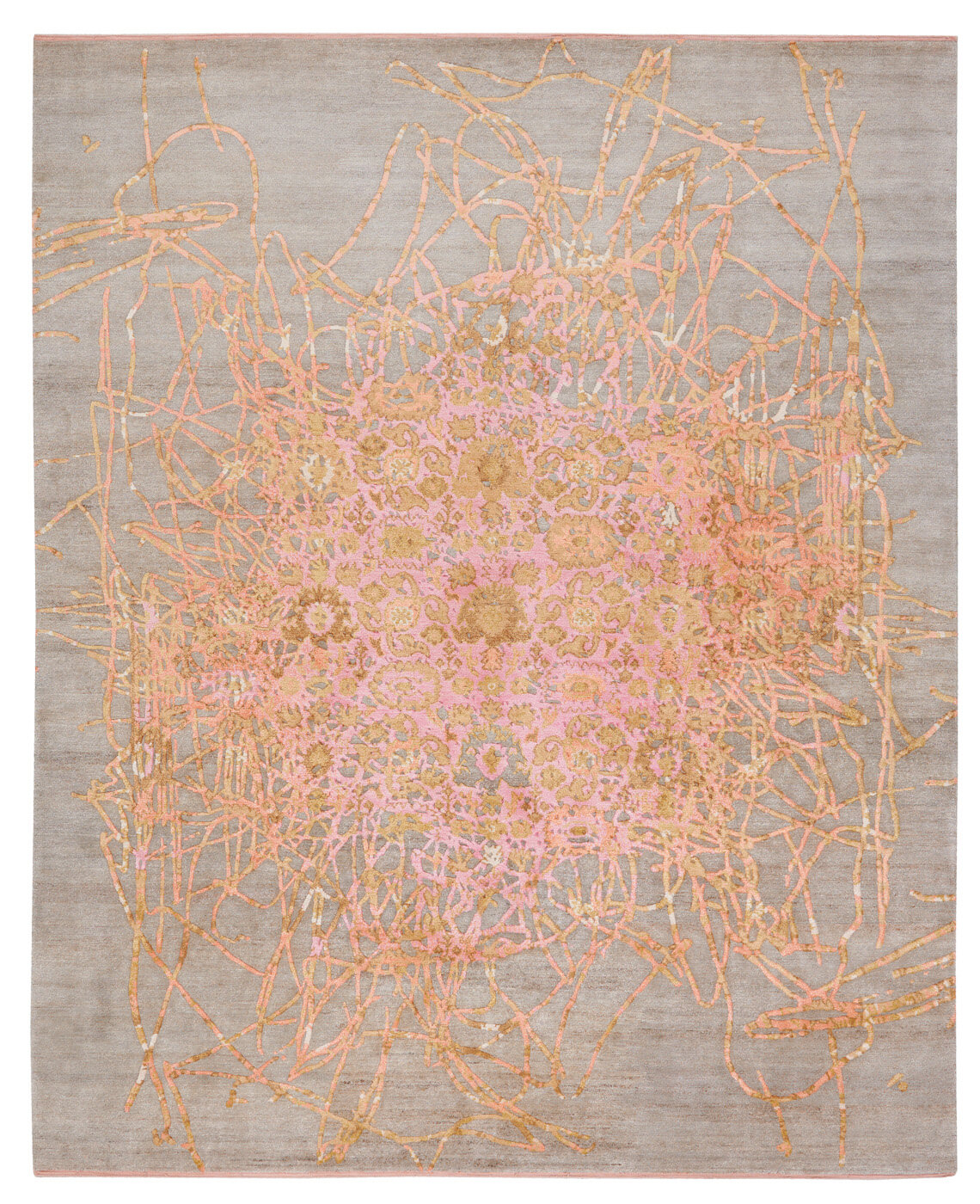 Bidjar Muted 2 Brown Pink Rug