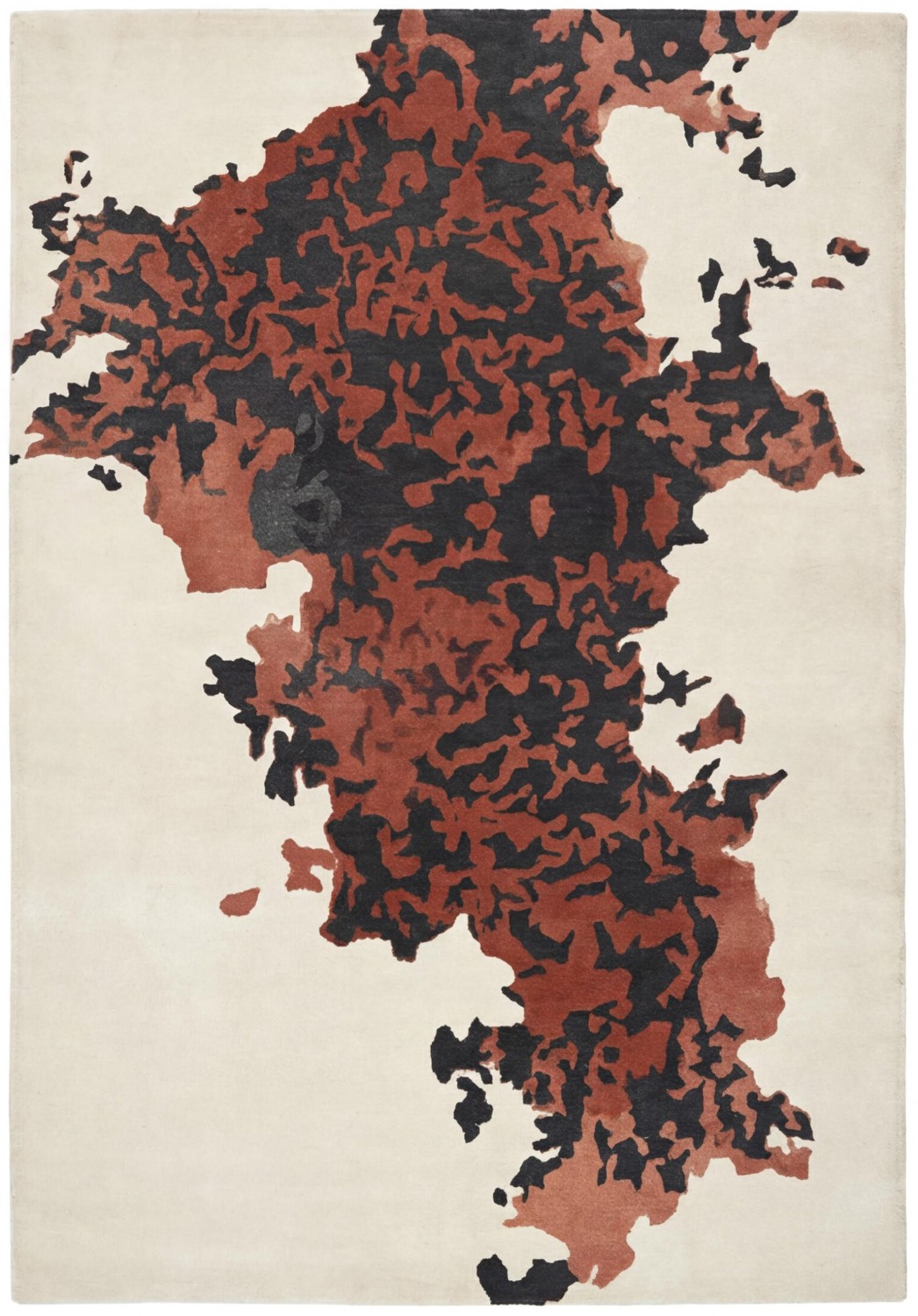 Rust Fragment Rug