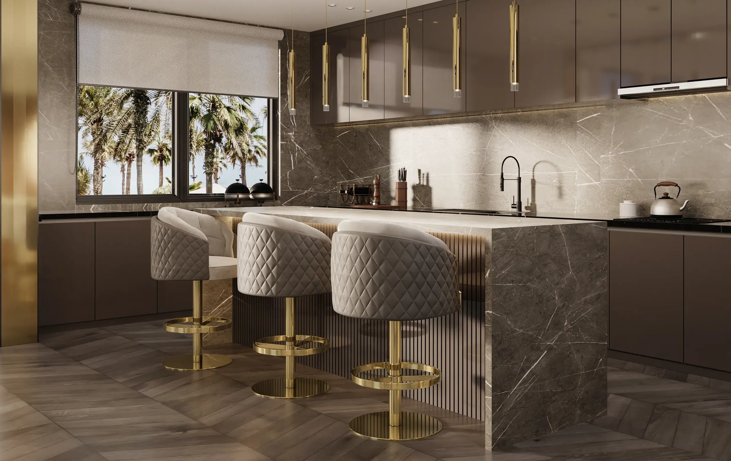 Deluxe Rotating Bar Chair - 1