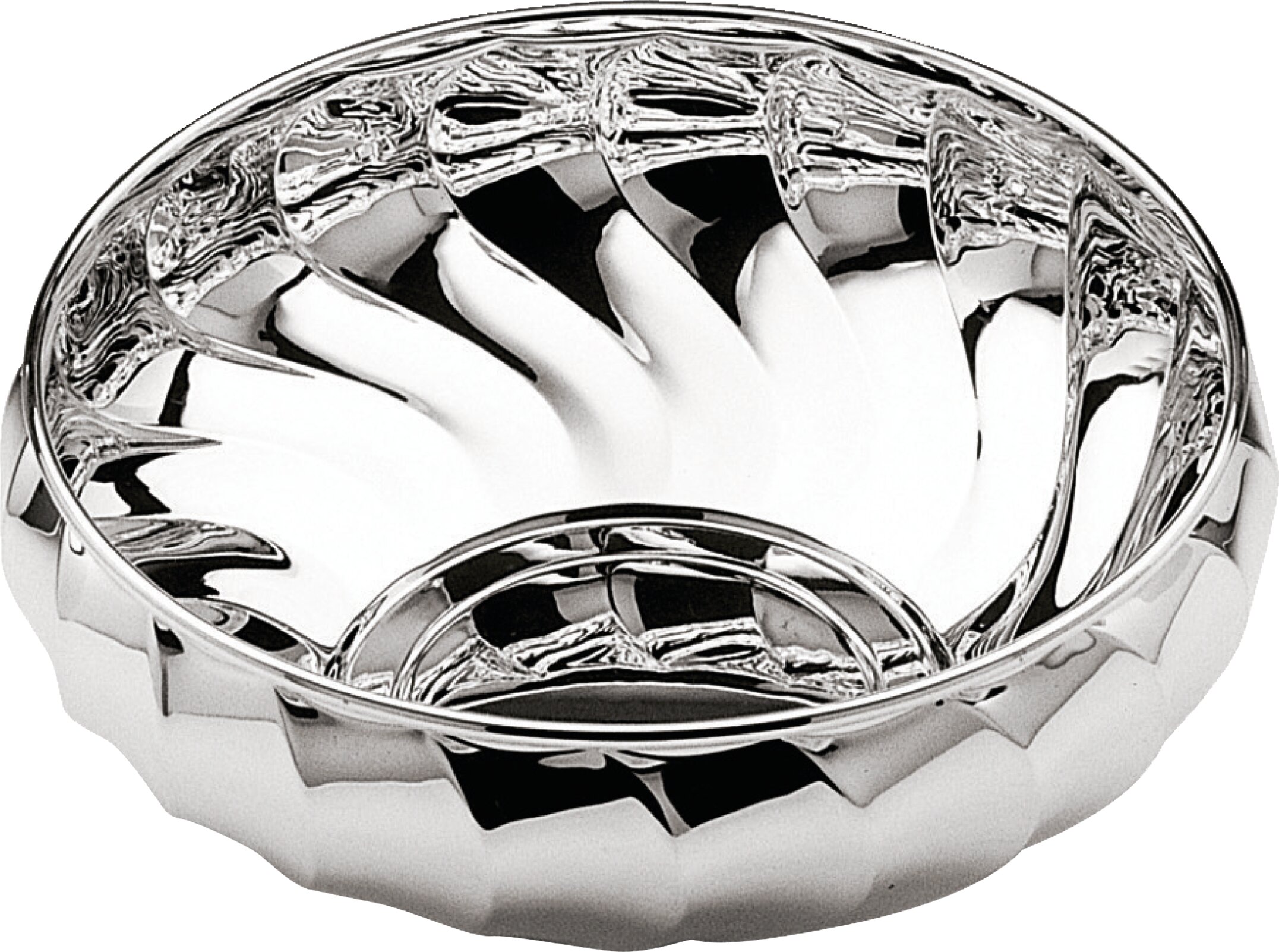 Silver-Plated Round Bowl