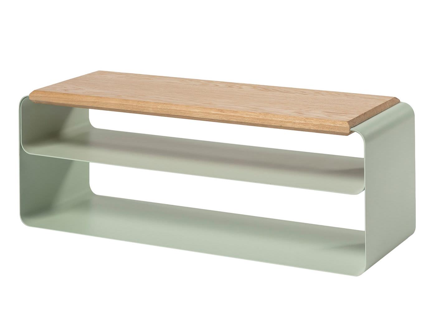 Wood & Steel Frame Bench